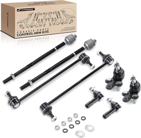 A-Premium Set of 8, Front Sway Bar Link, Lower Ball Joint, Inner & Outer Tie Rod End, Compatible with Toyota Sienna 1998-2003 in Saudi Arabia