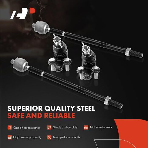 A-Premium Set of 8, Front Sway Bar Link, Lower Ball Joint, Inner & Outer Tie Rod End, Compatible with Toyota Sienna 1998-2003 in Saudi Arabia