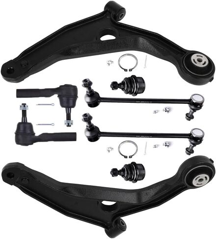 ASAPE 8 Pcs Suspension Kit - Fit for Dodge Journey 2009 2010 2011 2012 2013 2014 2015, Include - Front Lower Control Arm Lower Ball Joint Outer Tie Rod End Sway Bar End Link OE# K641333 K641334 in Saudi Arabia