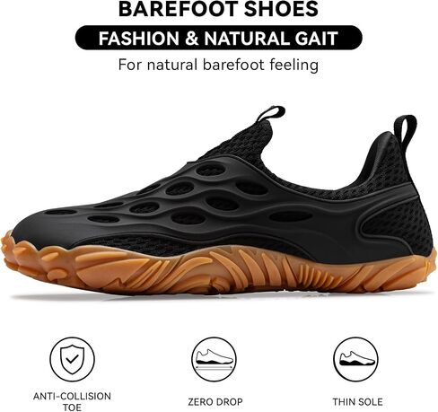 Zero Drop Wide Toe Box Barefoot Shoes Women Men Fashion Sneakers | Non-Slip Beach Water Shoe Comfortable for Hiking, Walking, Gym Workout, Fitness, Trail Running, Casual Outdoor & Daily Wear in Saudi Arabia