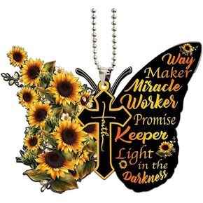 The Positive Christian Key Chain & Rearview Mirror Ornament in Kuwait