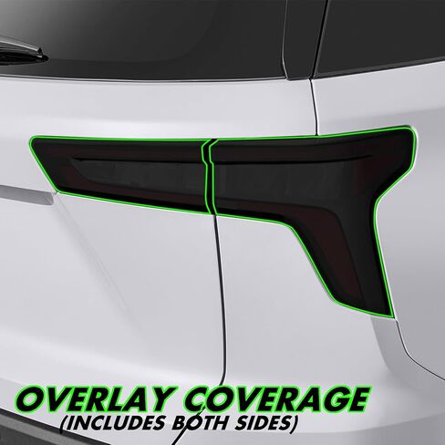 SlickMod PreCut Vinyl Smoke Tint for 2025-2026 Chevy Equinox Tail Light (Dark Smoke, 1. Taillight) in Saudi Arabia