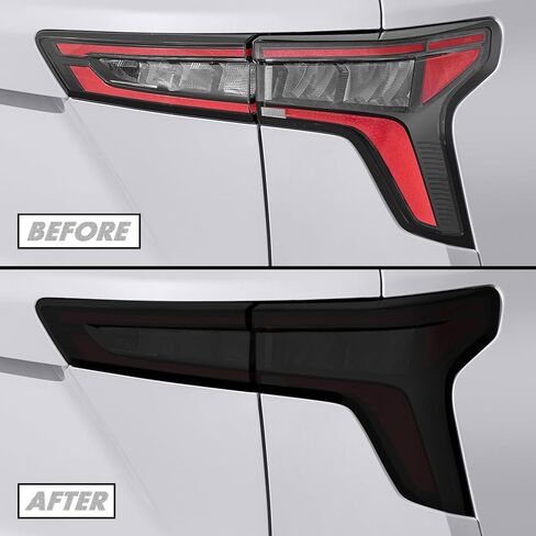 SlickMod PreCut Vinyl Smoke Tint for 2025-2026 Chevy Equinox Tail Light (Dark Smoke, 1. Taillight) in Saudi Arabia