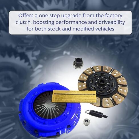 مجموعة القابض EFT Stage 4 لـ 1911-2003 Ford Super Duty F250، F350، F450، F550 7.3L Powerstroke - مع قرص سيراميك نحاسي - يوفر أداءً فائقًا وملاءمة دقيقة - ضمان العلامة التجارية لمدة 12 شهرًا in Saudi Arabia