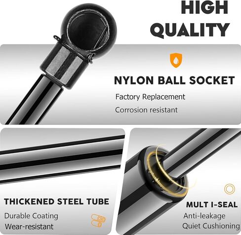 Tonneau Cover Truck Lift Supports Struts Shocks 29.50" Extended 13mm Ends, 1/2 Ball Socket Metal Ends, 4568 PM2048 716821 in Saudi Arabia