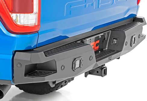 Rough Country Heavy Duty LED Rear Bumper for 2021-2023 Ford F-150-10810A in Saudi Arabia