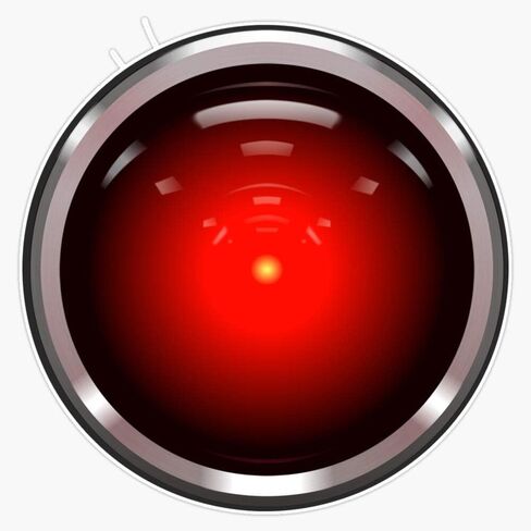 Hal Eyeball Vinyl Waterproof Sticker Decal Car Laptop Wall Window Bumper Sticker 5" in Saudi Arabia