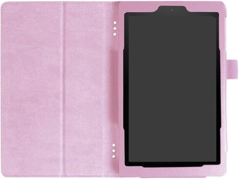 غطاء تابلت لجهاز Amazon Kindle Fire HD8 الجيل السادس والسابع والثامن (إصدار 2016/2017/2018)، حافظة جلدية خفيفة الوزن بحامل قابل للطي رفيع للغاية لجهاز Kindle Fire HD 8 6/7/8th Gen 8 بوصة (أسود) in Saudi Arabia