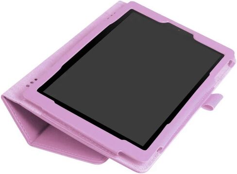 غطاء تابلت لجهاز Amazon Kindle Fire HD8 الجيل السادس والسابع والثامن (إصدار 2016/2017/2018)، حافظة جلدية خفيفة الوزن بحامل قابل للطي رفيع للغاية لجهاز Kindle Fire HD 8 6/7/8th Gen 8 بوصة (أسود) in Saudi Arabia