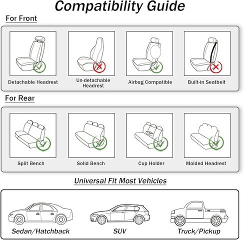 غطاء مقعد السيارة لسيارة Toyota RAV4 2006-2025، غطاء مقعد جلدي للسيارة، غطاء وسائد السيارة المسامي، واقي مقعد مقاوم للماء، (مجموعة كاملة، أسود ورمادي) in Kuwait