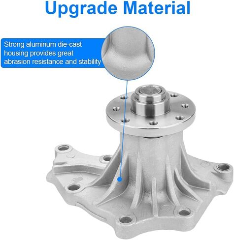 JDMON Engine Water Pump W/Gasket (6mm Diameter Flange Holes) Replaces# 6671508 6631810 8943102510 Replacement for Isuzu 4JG2 4JA1 4JB1 4JG1 Bobcat 853 and later 843 Skid Steers John Deere 75C 80C in Saudi Arabia