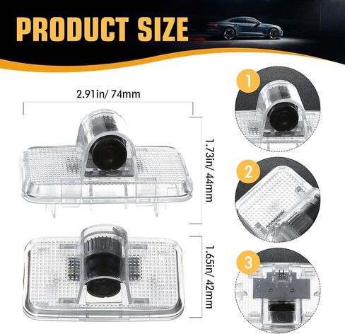 2 قطعة شعار أضواء باب السيارة لـ GTR R35 R34 2007-2019، ضوء باب مجاملة LED أضواء ظل الشبح، أضواء بركة LED ملحقات أضواء الترحيب in Kuwait