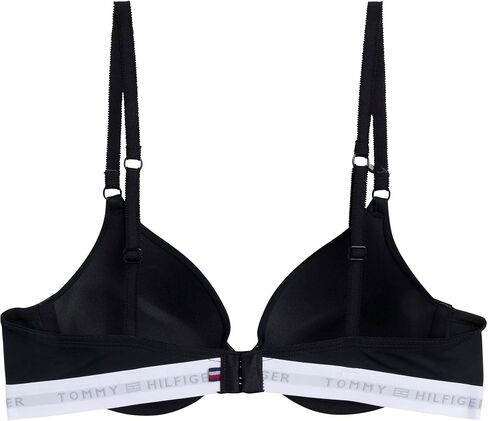 Tommy Hilfiger Womens Micro Push-Up Bra with Underwire and Lace Trim 2-Pack, Dawn Pink/Black, 34A in Saudi Arabia