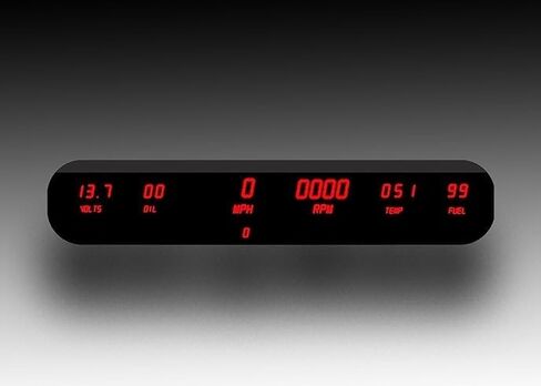 لوحة رقمية LED عالمية ذات 6 قياسات - DP10002T (أبيض) in Kuwait
