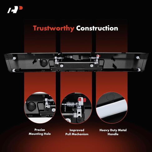 A-Premium Upgraded Metal Tailgate Handle Liftgate Latch Handle with Keyhole & Camera Hole Compatible with Ford F-250 F-350 Super Duty 2017-2024, F-450 F-550 Super Duty 2017-2023, Chrome Lever in Saudi Arabia