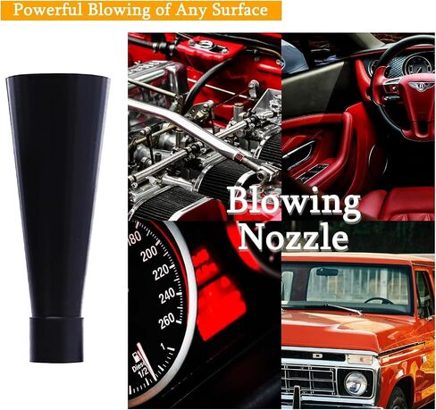Car Cleaning Gun, Need to Use with Air Compressor, High Pressure Car Upholstery Cleaning Gun,Car Air Gun with 2 Nozzles, Quickly Removes Surface Dirt and Dust (New Upgraded Portable Air Gun) in Saudi Arabia