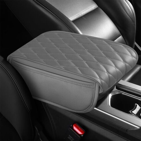 Universal Car Armrest Pad for Lexus GX J150 J120 GX 460 400 GX OR Leather Armrest Box Center Console Cover Pad Waterproof Arm Rest Protector Decor Accessories,Black01, normal in Saudi Arabia