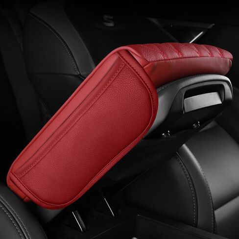 Universal Car Armrest Pad for Lexus GX J150 J120 GX 460 400 GX OR Leather Armrest Box Center Console Cover Pad Waterproof Arm Rest Protector Decor Accessories,Black01, normal in Saudi Arabia