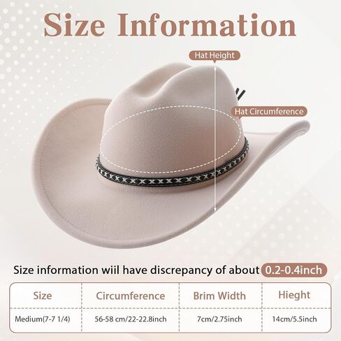 2 Pcs Western Cowboy Hats for Women and Men Classic Wide Brim Felt Hats for Cowboys and Cowgirls Accessories in Saudi Arabia