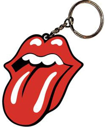 C&D Visionary Licenses Products Rolling Stones Tongue 3D Rubber Keychain in Saudi Arabia