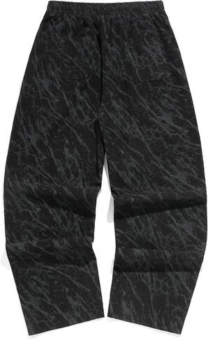 Zaful Mens corduroy سراويل مستقيمة الساق الطويلة الخصر المرن الصلب مرنة السراويل غير الرسمية تناسب السراويل الخروج مع جيوب in Saudi Arabia