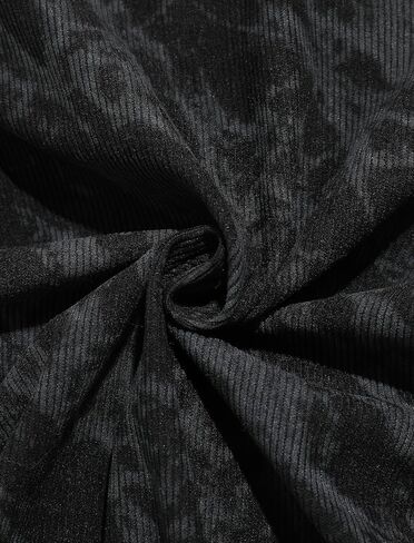 Zaful Mens corduroy سراويل مستقيمة الساق الطويلة الخصر المرن الصلب مرنة السراويل غير الرسمية تناسب السراويل الخروج مع جيوب in Saudi Arabia