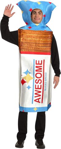 Rasta Imposta Loaf of Bread Costume Slice Toast Food Party Dress Up, Adult One Size in Saudi Arabia