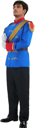 Prince Costume for Men Royal Prince Storybook Costume Jacket Pants Set Halloween Fairy Tales Cosplay Outfits in Saudi Arabia