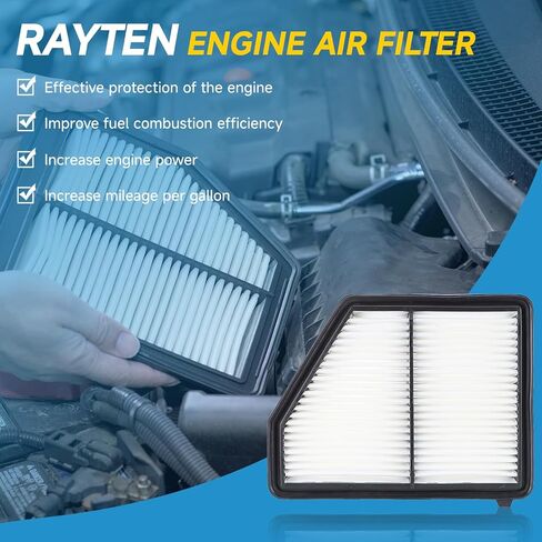 Rayten Engine Air Filter fitment for 2018-2025 Chevrolet Equinox,for 2018-2024 GMCTerrain Superior Filtration Enhanced Engine Performance Durable Design in Saudi Arabia