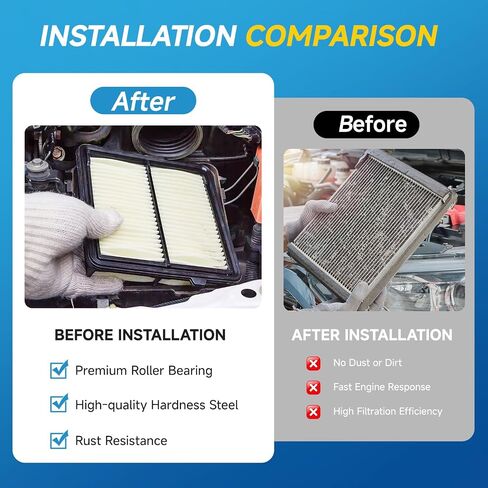 Rayten Engine Air Filter fitment for 2018-2025 Chevrolet Equinox,for 2018-2024 GMCTerrain Superior Filtration Enhanced Engine Performance Durable Design in Saudi Arabia