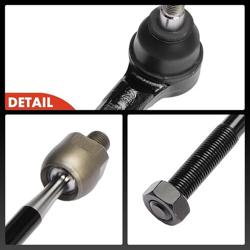 A-Premium Set of 4, Front Inner & Outer Tie Rod End Kit, Compatible with Chevrolet Trax 2013-2022, with Hydraulic Steering in Saudi Arabia