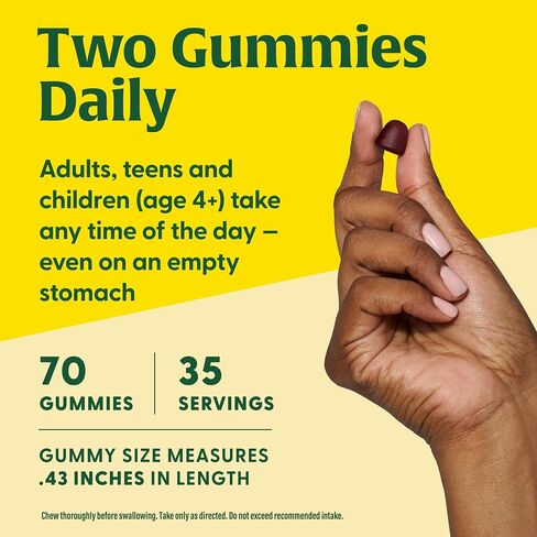 ​MegaFood Vitamin B12 Energy Gummies - Vegan - With Methyl B12 Vitamins to Support Cellular Energy Production - Cranberry - Daily Vitamin B12 Supplement - USDA Organic - 70 Gummies, 35 Servings in Saudi Arabia