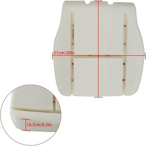 NLQR Driver and Passenger Side Bottom and Top Seat Covers & Two Bottom Foam Cushions Compatible with Chevy Silverado Sierra Tahoe Suburban Avalanche Yukon XL 2007-2014 in Saudi Arabia
