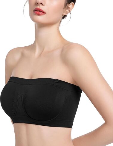 Women‘s Underwire Strapless Multiway Bra Bandeau Seamless Supportive Bras Non Padded Top in Saudi Arabia
