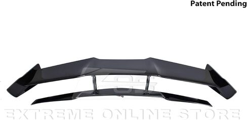Replacement for 2014-2019 Chevrolet Corvette C7 Base Models | ZR1 Style Rear Trunk Lid Wing Spoiler Tail Light with Installation Bracket (ABS Plastic - Painted Carbon Flash Metallic) in Saudi Arabia