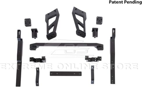 Replacement for 2014-2019 Chevrolet Corvette C7 Base Models | ZR1 Style Rear Trunk Lid Wing Spoiler Tail Light with Installation Bracket (ABS Plastic - Painted Carbon Flash Metallic) in Saudi Arabia