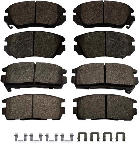 PM Auto Front Rear Brake Pads for 2010-2017 Chevy Chevrolet Equinox, 8 Pcs Ceramic Brakes Pads in Saudi Arabia