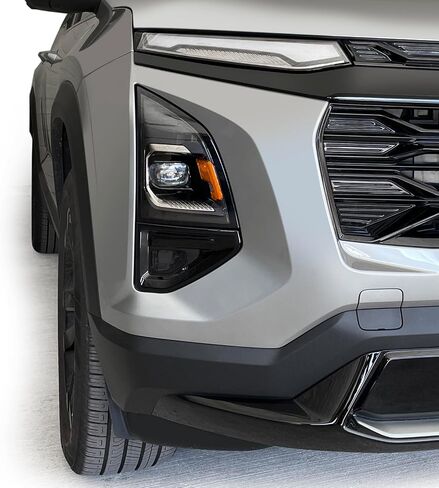 SlickMod صبغة دخان الفينيل مسبقة القطع لمصباح Chevy Equinox الأمامي 2025-2026 (دخان خفيف، 1. مصباح أمامي) in Saudi Arabia