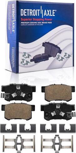 Detroit Axle - Brake Kit for Acura 2010-2012 RDX 2007-2016 Honda CR-V, Replacement Disc Brake Rotors and Ceramic Brakes Pads Front and Rear in Saudi Arabia