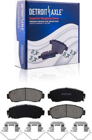 Detroit Axle - Brake Kit for Acura 2010-2012 RDX 2007-2016 Honda CR-V, Replacement Disc Brake Rotors and Ceramic Brakes Pads Front and Rear in Saudi Arabia