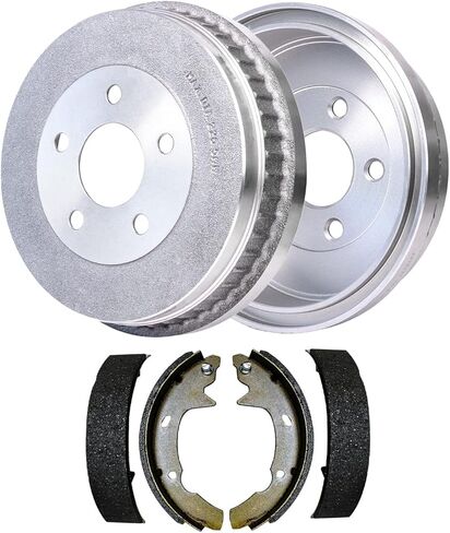 Detroit Axle - Rear Brake Kit for Ford 2001-2007 Taurus 2001-2005 Mercury Sable [Sedan] Brake Drums Brakes Shoes 2002 2003 2004 Replacement: 10.51" inch Brake Drums in Saudi Arabia