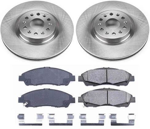 Power Stop KOE7883 Autospecialty Front Replacement Brake Kit-OE Brake Rotors & Ceramic Brake Pads in Saudi Arabia