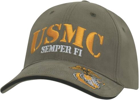 Rothco USMC Semper Fi Low Profile Cap, Olive Drab in Saudi Arabia