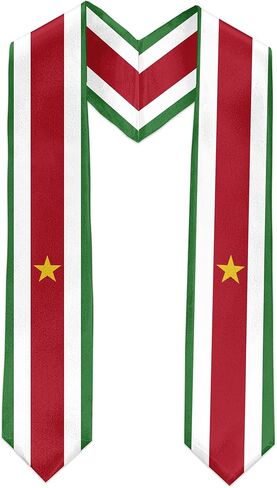 ساتان Costa Rica Flag International Satin Satin Satin مع تصميم العلم الوطني 72 "SASH التخرج in Kuwait