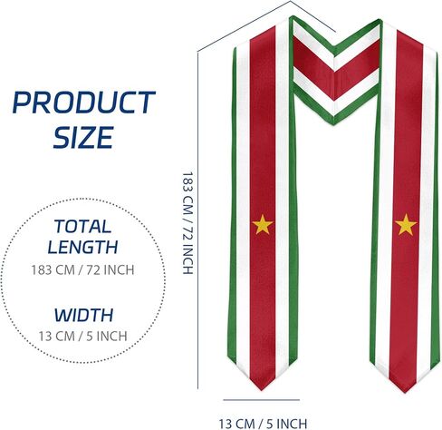 ساتان Costa Rica Flag International Satin Satin Satin مع تصميم العلم الوطني 72 "SASH التخرج in Kuwait