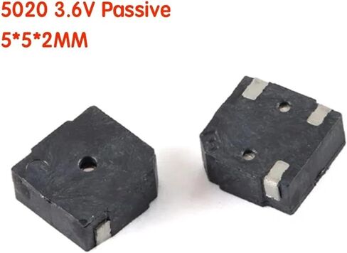 5 قطعة/الوحدة 5020 7525 8530 9650 1230 SMD طنان 3V 3.6V 5V 20V مغناطيسي صغير نشط سلبي بيزو طنانات مكبر الصوت (7525-3.6V-Passive) in Saudi Arabia