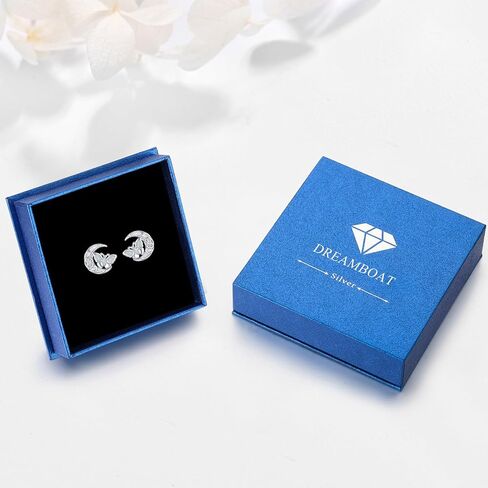 Dreamboat Opal Butterfly Stud Earrings for Women Sterling Silver Opal Butterfly Earrings Jewelry Gift for Women in Saudi Arabia