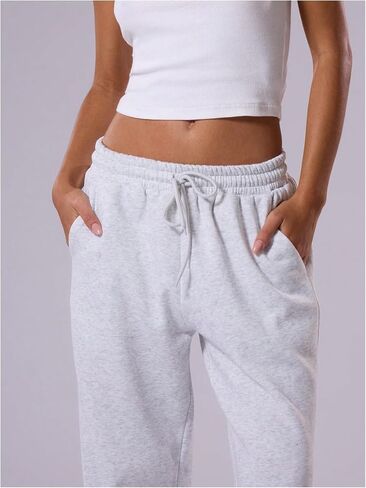 SOLY HUX Women's Wide Leg Sweatpants Drawstring Elastic Waist Loose Baggy Sweat Pants with Pockets in Saudi Arabia