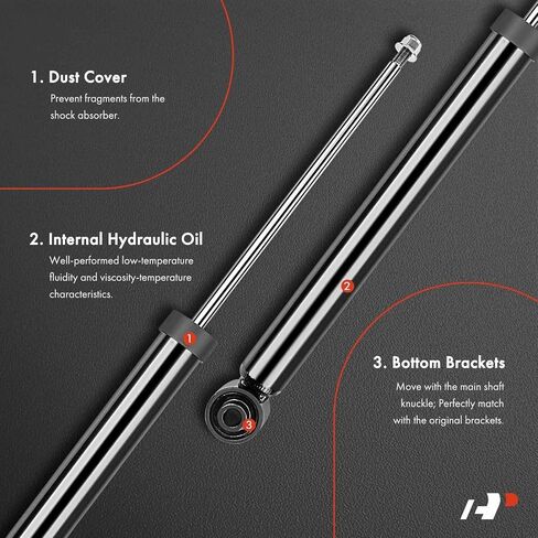 A-Premium Rear Pair (2) Shock Absorber Compatible with Nissan Quest 2004 2005 2066 2007 2008 2009 V6 3.5L, Driver and Passenger Side in Saudi Arabia