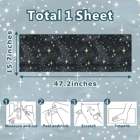Christmas Window Decoration Clings Double-Side Xmas Stars Window Decal Oh Holy Night Nativity Stickers for Glass Indoor Sparkle Winter Static Decals for 2026 New Year Party Xmas Eve Holiday Supplies in Saudi Arabia